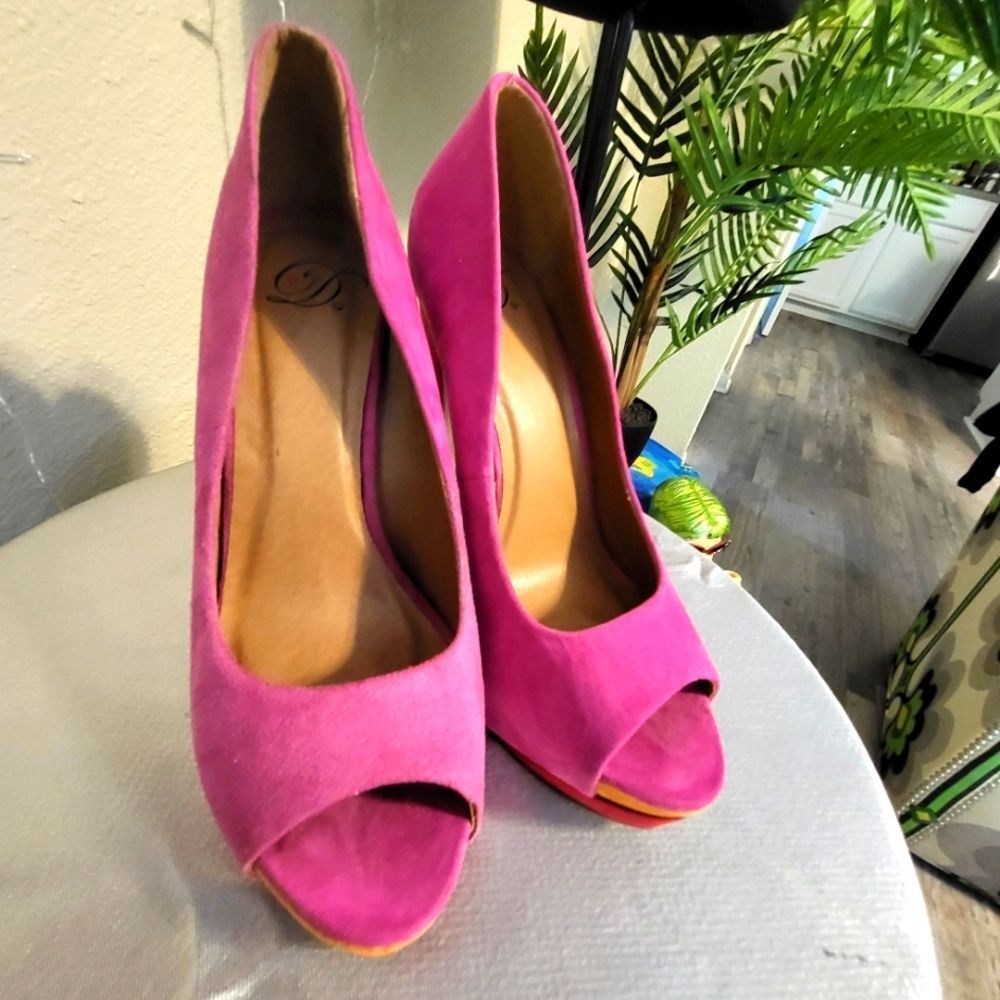 PINK and Red heels